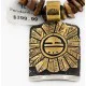 Certified Authentic 12kt Gold Filled and .925 Sterling Silver Handmade Sunface Kachina Natural Tigers Eye Native American Necklace 24302-16034-1 Certified Authentic 12kt Gold Filled and .925 Sterling Silver Handmade Sunface Kachina Natural Tigers Eye Native American Necklace 24302-16034-1