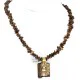 Certified Authentic 12kt Gold Filled and .925 Sterling Silver Handmade Sunface Kachina Natural Tigers Eye Native American Necklace 24302-16034-1 Certified Authentic 12kt Gold Filled and .925 Sterling Silver Handmade Sunface Kachina Natural Tigers Eye Native American Necklace 24302-16034-1