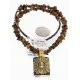 Certified Authentic 12kt Gold Filled and .925 Sterling Silver Handmade Sunface Kachina Natural Tigers Eye Native American Necklace 24302-16034-1 Certified Authentic 12kt Gold Filled and .925 Sterling Silver Handmade Sunface Kachina Natural Tigers Eye Native American Necklace 24302-16034-1