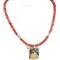 Certified Authentic 12kt Gold Filled and .925 Sterling Silver Handmade Wolf Natural Turquoise Coral Native American Necklace 24324-4-25276 Certified Authentic 12kt Gold Filled and .925 Sterling Silver Handmade Wolf Natural Turquoise Coral Native American Necklace 24324-4-25276