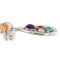 Certified Authentic .925 Sterling Silver Handmade Natural Turquoise Multicolor Stones Spiny Oyster Native American Necklace 24401-25277 Certified Authentic .925 Sterling Silver Handmade Natural Turquoise Multicolor Stones Spiny Oyster Native American Necklace 24401-25277