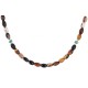 Certified Authentic Navajo .925 Sterling Silver Natural Turquoise and Agate Native American Necklace 16076-4 Certified Authentic Navajo .925 Sterling Silver Natural Turquoise and Agate Native American Necklace 16076-4