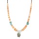Certified Authentic Navajo .925 Sterling Silver Natural Graduated Melon Shell Turquoise Native American Necklace 16061-3 Certified Authentic Navajo .925 Sterling Silver Natural Graduated Melon Shell Turquoise Native American Necklace 16061-3