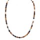 Certified Authentic Navajo .925 Sterling Silver Natural Turquoise and Agate Native American Necklace 16076-4 Certified Authentic Navajo .925 Sterling Silver Natural Turquoise and Agate Native American Necklace 16076-4