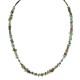 Certified Authentic Navajo .925 Sterling Silver Natural Turquoise and Hematite Native American Necklace 16071