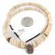 Navajo .925 Sterling Silver Certified Authentic Natural Graduated Melon Shell Turquoise Native American Necklace 16073-2 Navajo .925 Sterling Silver Certified Authentic Natural Graduated Melon Shell Turquoise Native American Necklace 16073-2