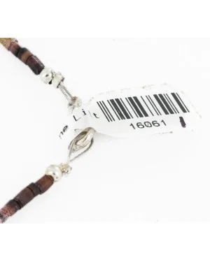 Navajo .925 Sterling Silver Certified Authentic Natural Graduated Spiny Oyster and Turquoise Native American Necklace 16061-1 Navajo .925 Sterling Silver Certified Authentic Natural Graduated Spiny Oyster and Turquoise Native American Necklace 16061-1