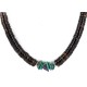 Navajo Certified Authentic .925 Sterling Silver Natural Graduated Heishi Turquoise Amethyst Native American Necklace 16069 Navajo Certified Authentic .925 Sterling Silver Natural Graduated Heishi Turquoise Amethyst Native American Necklace 16069