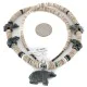 Bear Certified Authentic Navajo .925 Sterling Silver Natural Graduated Melon Shell Turquoise Jasper Native American Necklace 16049-3