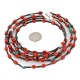 Certified Authentic 3 Strand Navajo .925 Sterling Silver Natural Turquoise Coral Native American Necklace 18110