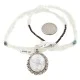 .925 Sterling Silver Handmade Certified Authentic Natural White Buffalo Native American Necklace 12709-2-16026-4 .925 Sterling Silver Handmade Certified Authentic Natural White Buffalo Native American Necklace 12709-2-16026-4