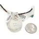 .925 Sterling Silver Handmade Certified Authentic Natural White Buffalo Native American Necklace 12709-2-16026-4 .925 Sterling Silver Handmade Certified Authentic Natural White Buffalo Native American Necklace 12709-2-16026-4