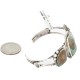 Handmade Certified Authentic Navajo .925 Sterling Silver Natural Turquoise Native American Bracelet 12818-1 Handmade Certified Authentic Navajo .925 Sterling Silver Natural Turquoise Native American Bracelet 12818-1