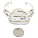 Handmade Certified Authentic Navajo .925 Sterling Silver Natural Spiderweb Turquoise Native American Bracelet 12675