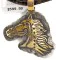 .925 Sterling Silver and 12kt Gold Filled Handmade Horse Certified Authentic Navajo Turquoise Heishi Native American Necklace 24204-15295 .925 Sterling Silver and 12kt Gold Filled Handmade Horse Certified Authentic Navajo Turquoise Heishi Native American Necklace 24204-15295