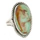 .925 Sterling Silver Handmade Certified Authentic Navajo Natural Turquoise Native American Ring 17006-2 .925 Sterling Silver Handmade Certified Authentic Navajo Natural Turquoise Native American Ring 17006-2