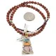 Certified Authentic 12kt Gold Filled and .925 Sterling Silver Handmade Multicolor Native American Necklace 24334-16028-9 Certified Authentic 12kt Gold Filled and .925 Sterling Silver Handmade Multicolor Native American Necklace 24334-16028-9