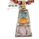 Certified Authentic 12kt Gold Filled and .925 Sterling Silver Handmade Multicolor Native American Necklace 24334-16028-9 Certified Authentic 12kt Gold Filled and .925 Sterling Silver Handmade Multicolor Native American Necklace 24334-16028-9