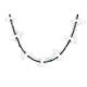 Certified Authentic Navajo .925 Sterling Silver Natural Heishi Turquoise Alabaster Native American Necklace 25216-2 Certified Authentic Navajo .925 Sterling Silver Natural Heishi Turquoise Alabaster Native American Necklace 25216-2