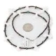 Certified Authentic Navajo .925 Sterling Silver Natural Heishi Turquoise Alabaster Native American Necklace 25216-2 Certified Authentic Navajo .925 Sterling Silver Natural Heishi Turquoise Alabaster Native American Necklace 25216-2