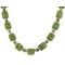 Carved Horse Fetish Certified Authentic Navajo .925 Sterling Silver Natural Jasper Gaspeite Native American Necklace 25102-2