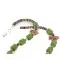 Carved Horse Fetish Certified Authentic Navajo .925 Sterling Silver Natural Jasper Gaspeite Native American Necklace 25102-2