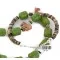 Carved Horse Fetish Certified Authentic Navajo .925 Sterling Silver Natural Jasper Gaspeite Native American Necklace 25102-2