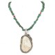 Certified Authentic Navajo .925 Sterling Silver Natural White Buffalo Turquoise Coral Native American Necklace 24458-16065-4 Certified Authentic Navajo .925 Sterling Silver Natural White Buffalo Turquoise Coral Native American Necklace 24458-16065-4