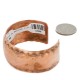Hammered Mountain Handmade Certified Authentic Navajo Pure Copper Native American Bracelet 12868-5
