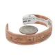 Handmade Bear Certified Authentic Navajo Pure Copper Native American Bracelet 24457-3