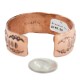 Handmade Certified Authentic Navajo Pure Copper Native American Bracelet 12868-7