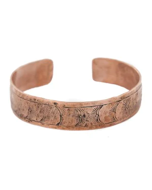 Handmade Certified Authentic Navajo Pure Copper Native American Bracelet 24457-1 Handmade Certified Authentic Navajo Pure Copper Native American Bracelet 24457-1