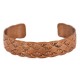 Handmade Certified Authentic Navajo Pure Copper Native American Bracelet 24457-2