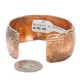 Handmade Hammered Certified Authentic Navajo Pure Copper Native American Bracelet 12868-9 Handmade Hammered Certified Authentic Navajo Pure Copper Native American Bracelet 12868-9