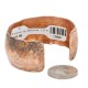 Handmade Hammered Certified Authentic Navajo Pure Copper Native American Bracelet 12868-9 Handmade Hammered Certified Authentic Navajo Pure Copper Native American Bracelet 12868-9