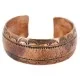 Handmade Hammered Certified Authentic Navajo Pure Copper Native American Bracelet 12869-2 Handmade Hammered Certified Authentic Navajo Pure Copper Native American Bracelet 12869-2