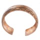Handmade Hammered Certified Authentic Navajo Pure Copper Native American Bracelet  12869-2