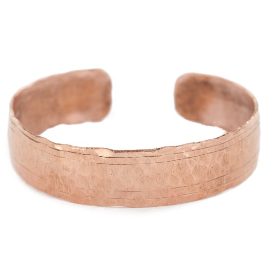 Handmade Hammered Certified Authentic Navajo Pure Copper Native American Bracelet 24457-5 Handmade Hammered Certified Authentic Navajo Pure Copper Native American Bracelet 24457-5