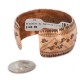 Handmade Horse Certified Authentic Navajo Pure Copper Native American Bracelet 12868-4