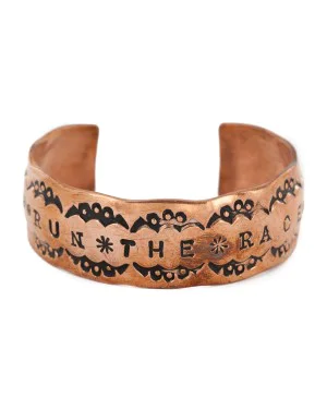 Navajo Handmade Certified Authentic Pure Copper Native American Bracelet 12868-6 Navajo Handmade Certified Authentic Pure Copper Native American Bracelet 12868-6