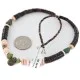 Navajo Certified Authentic .925 Sterling Silver Natural Graduated Heishi Turquoise Native American Necklace 15948-0 Navajo Certified Authentic .925 Sterling Silver Natural Graduated Heishi Turquoise Native American Necklace 15948-0