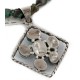 Certified Authentic .925 Sterling Silver Handmade Navajo Turquoise Native American Necklace 10044-790102