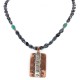Handmade Bear Navajo Necklace in Sterling Silver and Copper with Snowflake Stone NB151121033016 Handmade Bear Navajo Necklace in Sterling Silver and Copper with Snowflake Stone NB151121033016