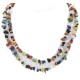 Certified Authentic 2 Strand Navajo .925 Sterling Silver Natural Turquoise Multicolor Stones Native American Necklace 15501-34 Certified Authentic 2 Strand Navajo .925 Sterling Silver Natural Turquoise Multicolor Stones Native American Necklace 15501-34