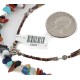 Certified Authentic 2 Strand Navajo .925 Sterling Silver Natural Turquoise Multicolor Stones Native American Necklace 15501-34 Certified Authentic 2 Strand Navajo .925 Sterling Silver Natural Turquoise Multicolor Stones Native American Necklace 15501-34