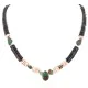 Navajo Certified Authentic .925 Sterling Silver Natural Graduated Heishi Turquoise Native American Necklace 15948-0 Navajo Certified Authentic .925 Sterling Silver Natural Graduated Heishi Turquoise Native American Necklace 15948-0