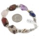 Certified Authentic Navajo .925 Sterling Silver Natural Multicolor Stones Native American Bracelet 12742 Certified Authentic Navajo .925 Sterling Silver Natural Multicolor Stones Native American Bracelet 12742