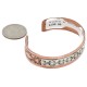Handmade Sun Certified Authentic Navajo Pure .925 Sterling Silver Copper Native American Bracelet 12809-6 Handmade Sun Certified Authentic Navajo Pure .925 Sterling Silver Copper Native American Bracelet 12809-6