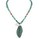 .925 Sterling Silver Handmade Certified Authentic Navajo Natural and Blood Turquoise Coral Native American Necklace 14942-16029-4 .925 Sterling Silver Handmade Certified Authentic Navajo Natural and Blood Turquoise Coral Native American Necklace 14942-16029-4