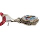 .925 Sterling Silver Inlay Bird Handmade Certified Authentic Navajo Natural Turquoise Coral Multicolor Stones Native American Necklace 12674-15930-15 .925 Sterling Silver Inlay Bird Handmade Certified Authentic Navajo Natural Turquoise Coral Multicolor Stones Native American Necklace 12674-15930-15
